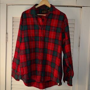 Vintage Eddie Bauer Bainbridge Flannel USA Made (Pristine Condition)